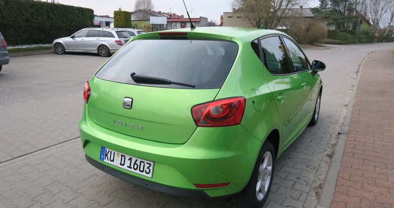 Seat Ibiza cena 22900 przebieg: 139000, rok produkcji 2012 z Ścinawa małe 326